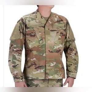 OCP ACU Scorpion Combat Uniform Unisex Medium XLong Camo Ripstop Military Shirt